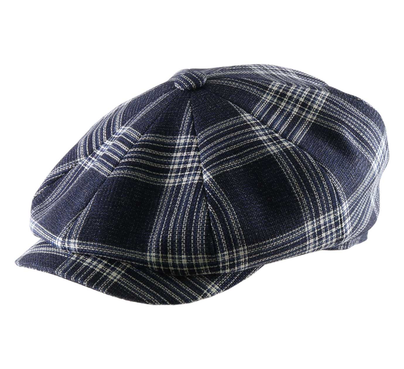 Beret Stetson Marleno Wool Check Beret Stetson Marleno Wool Check