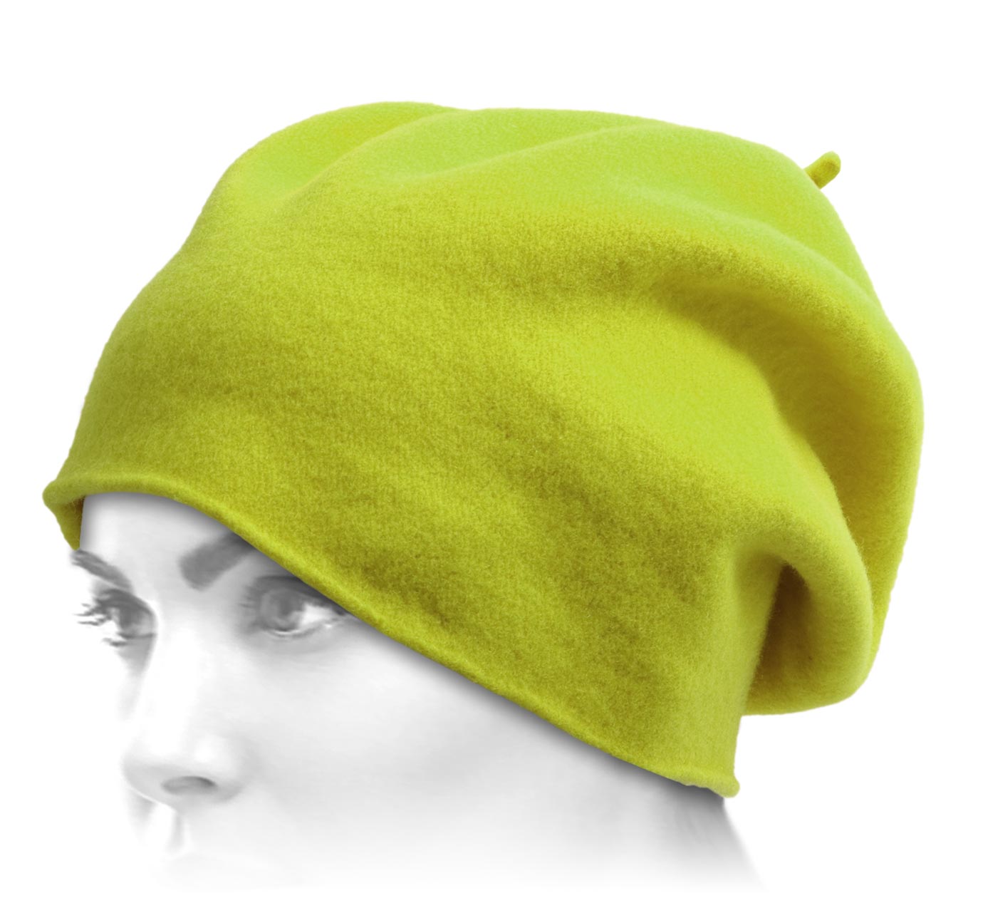bonnet long Woollen Roll Upp Beret bonnet long Woollen Roll Upp Beret
