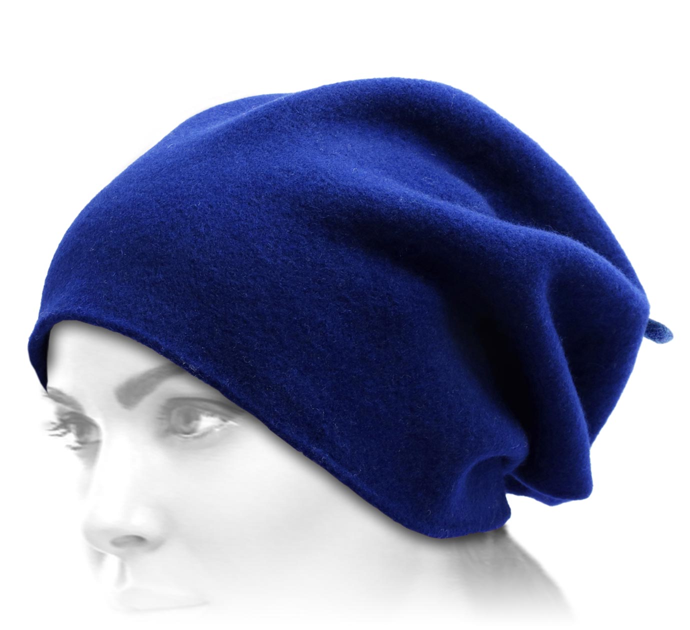 bonnet long Woollen Roll Upp Beret bonnet long Woollen Roll Upp Beret