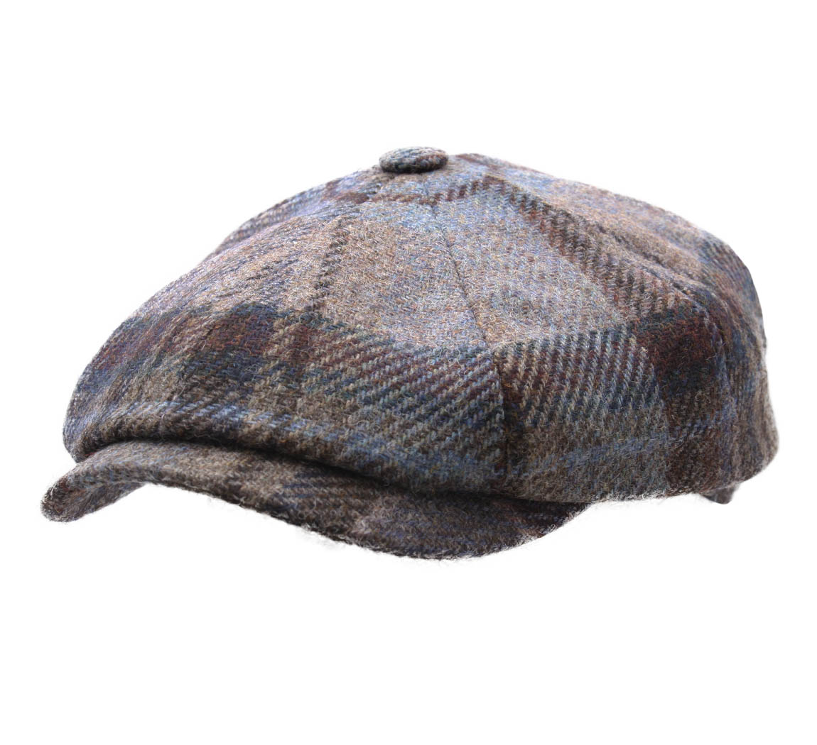 Casquette et Béret Stetson Hatteras Virgin Wool Check Casquette et Béret Stetson Hatteras Virgin Wool Check