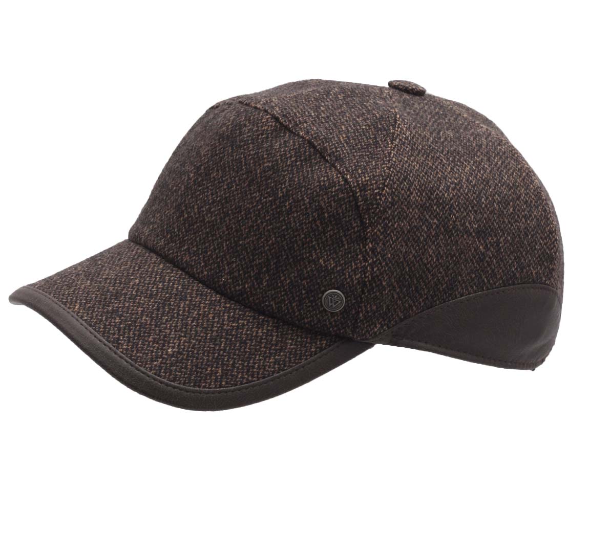 Casquette fashion brice chevron/cuir Casquette fashion brice chevron/cuir