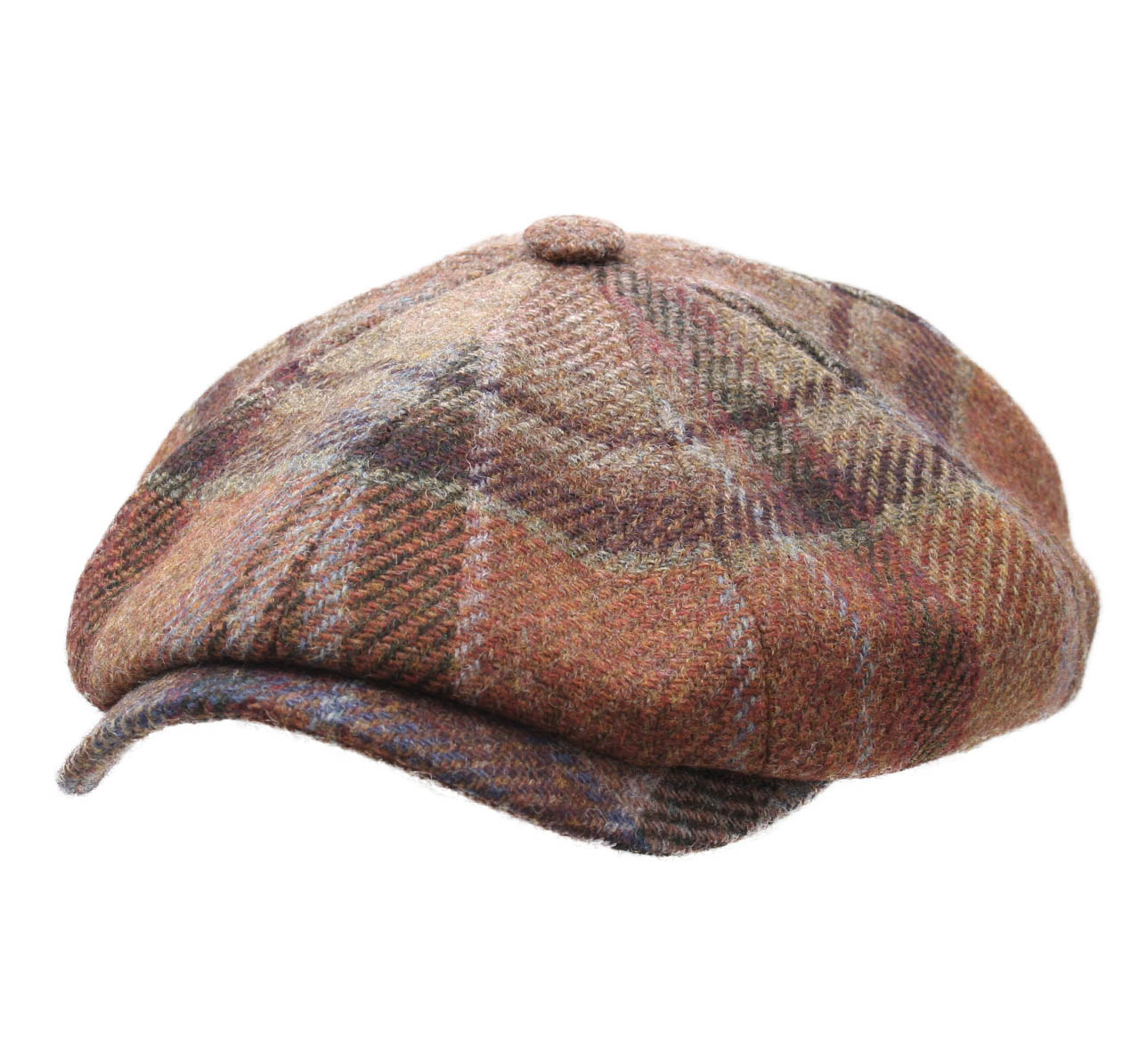 Casquette et Béret Stetson Hatteras Virgin Wool Check Casquette et Béret Stetson Hatteras Virgin Wool Check