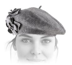 Betmar Flower Beret